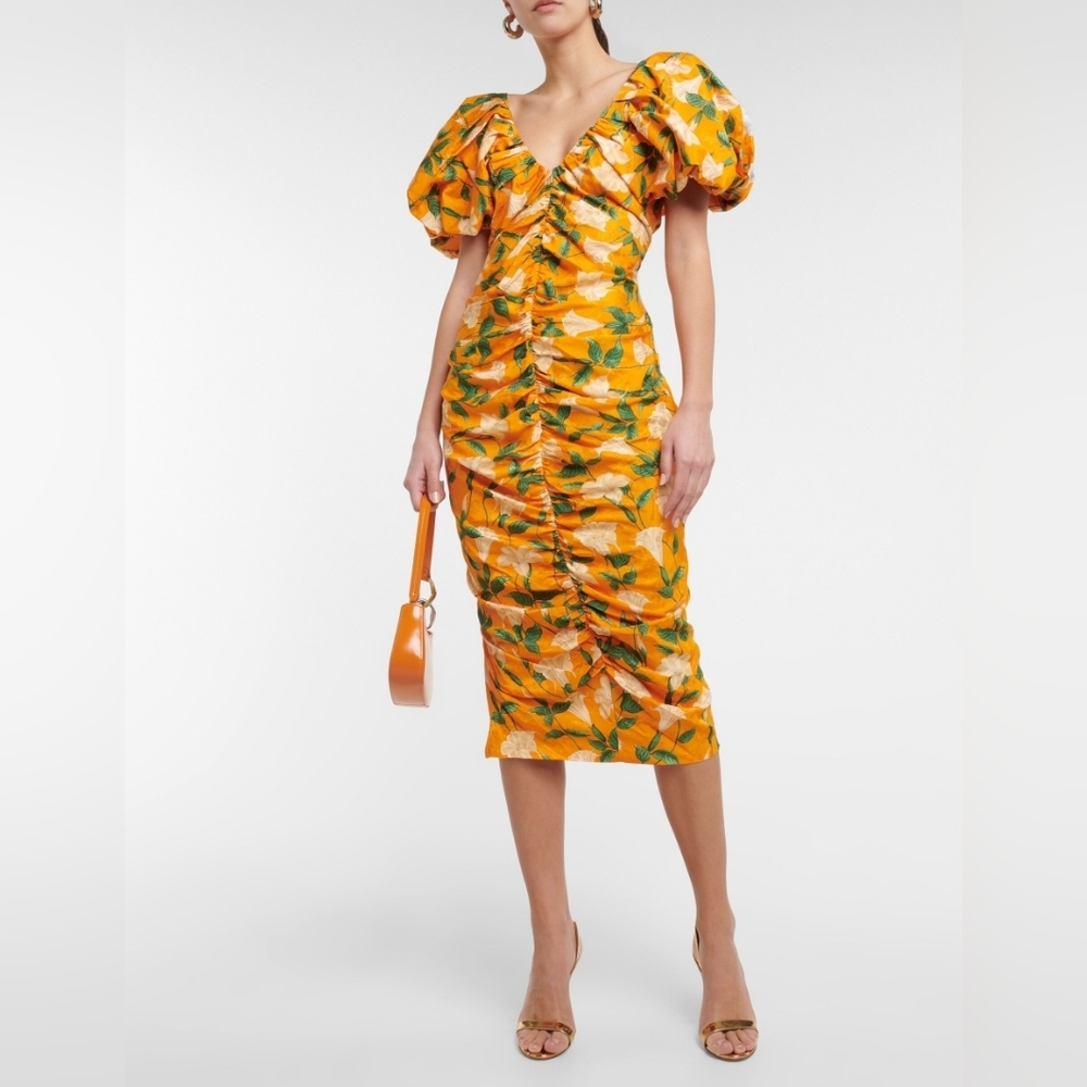 Camelia Sabanero Dorado midi dress